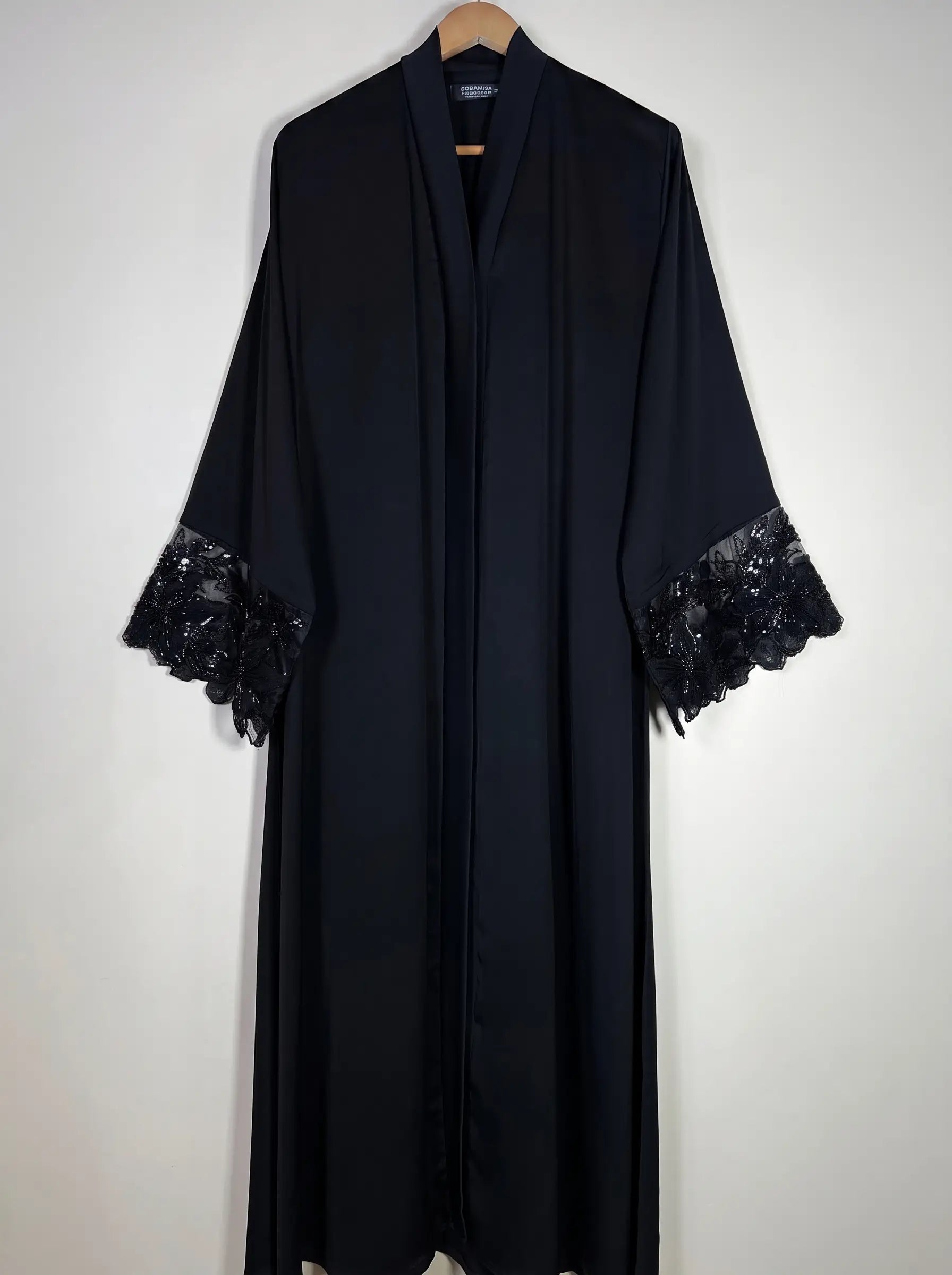 Black - Luxe Noir Abaya BA0007 - Image 2